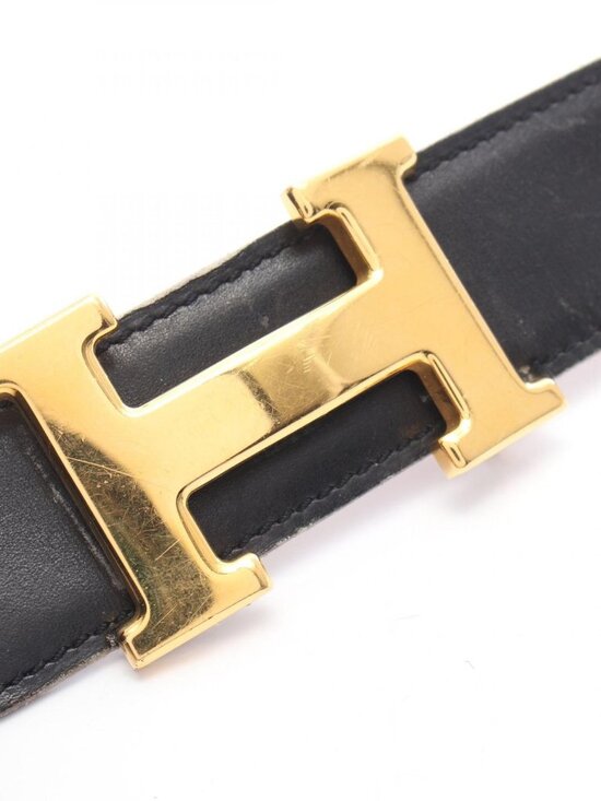 Hermes Belt Constance Noir Gold Reversible Calf main image 10